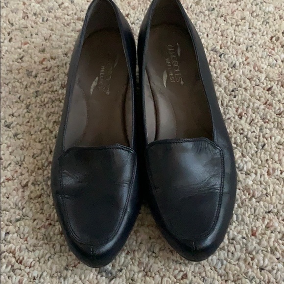 Aerosoles Leather Wedge Loafer 9M - Picture 2 of 4